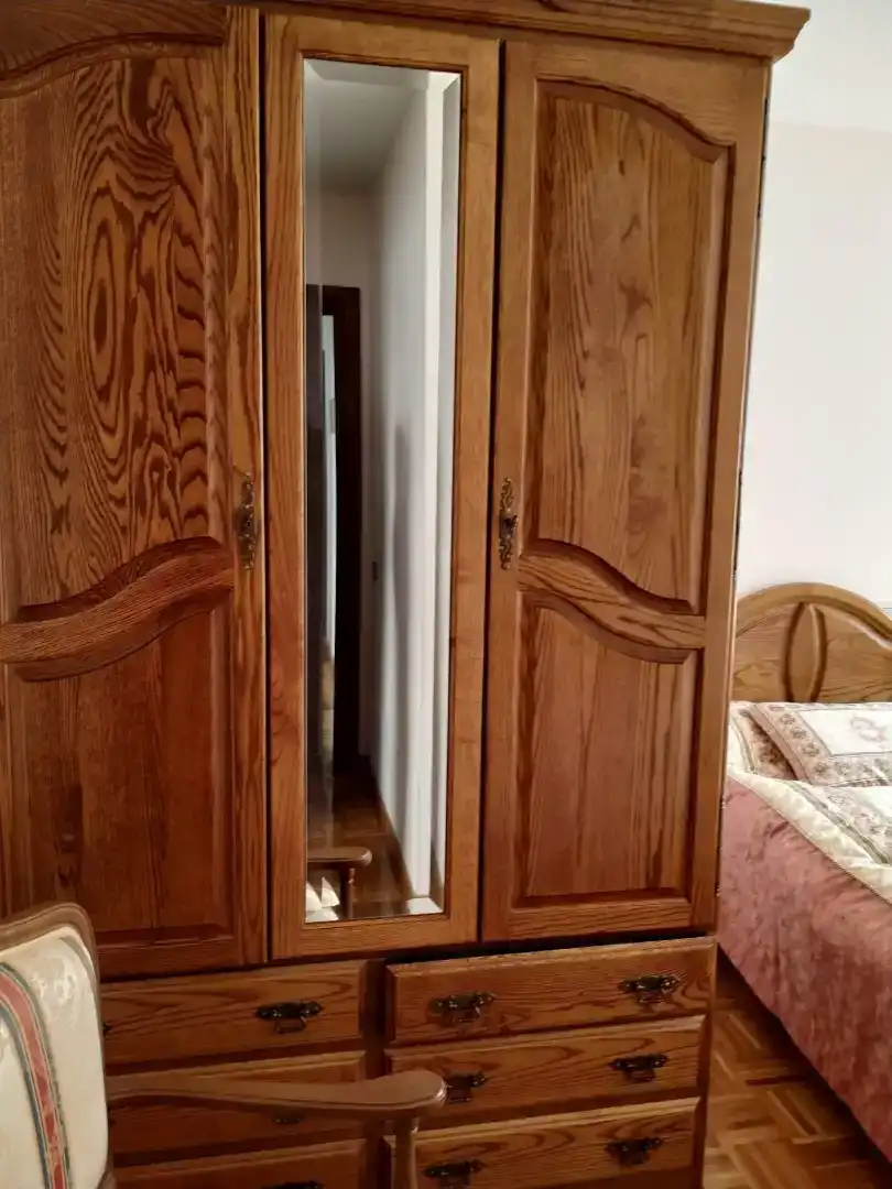 Schlafzimmer von Wohnung zum Verkauf in Villatuerta mit Parkett, Abstellraum und Ofen