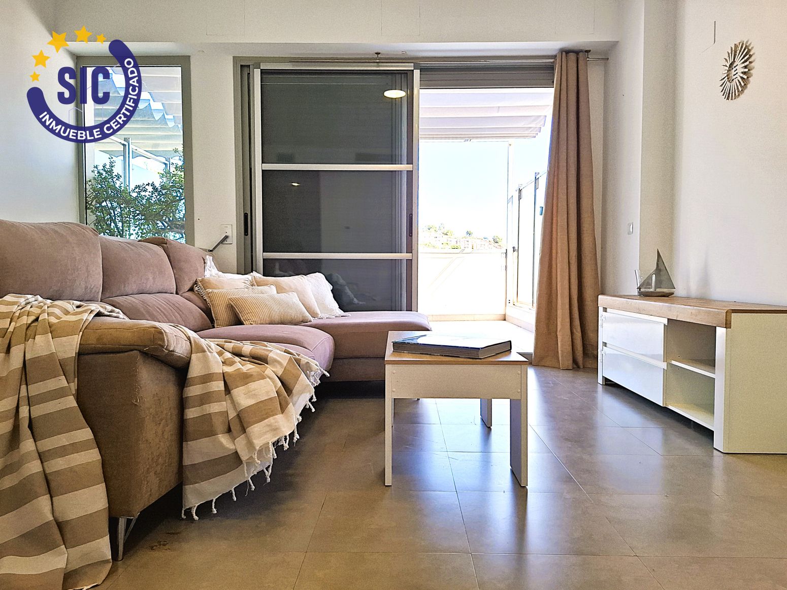 Living room of Flat for sale in Oropesa del Mar / Orpesa  with Air Conditioner, Heating and Private garden