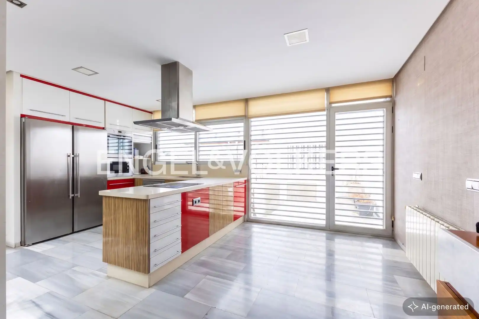 Cocina de Casa adosada en venta en Massamagrell con Aire acondicionado, Calefacción y Parquet