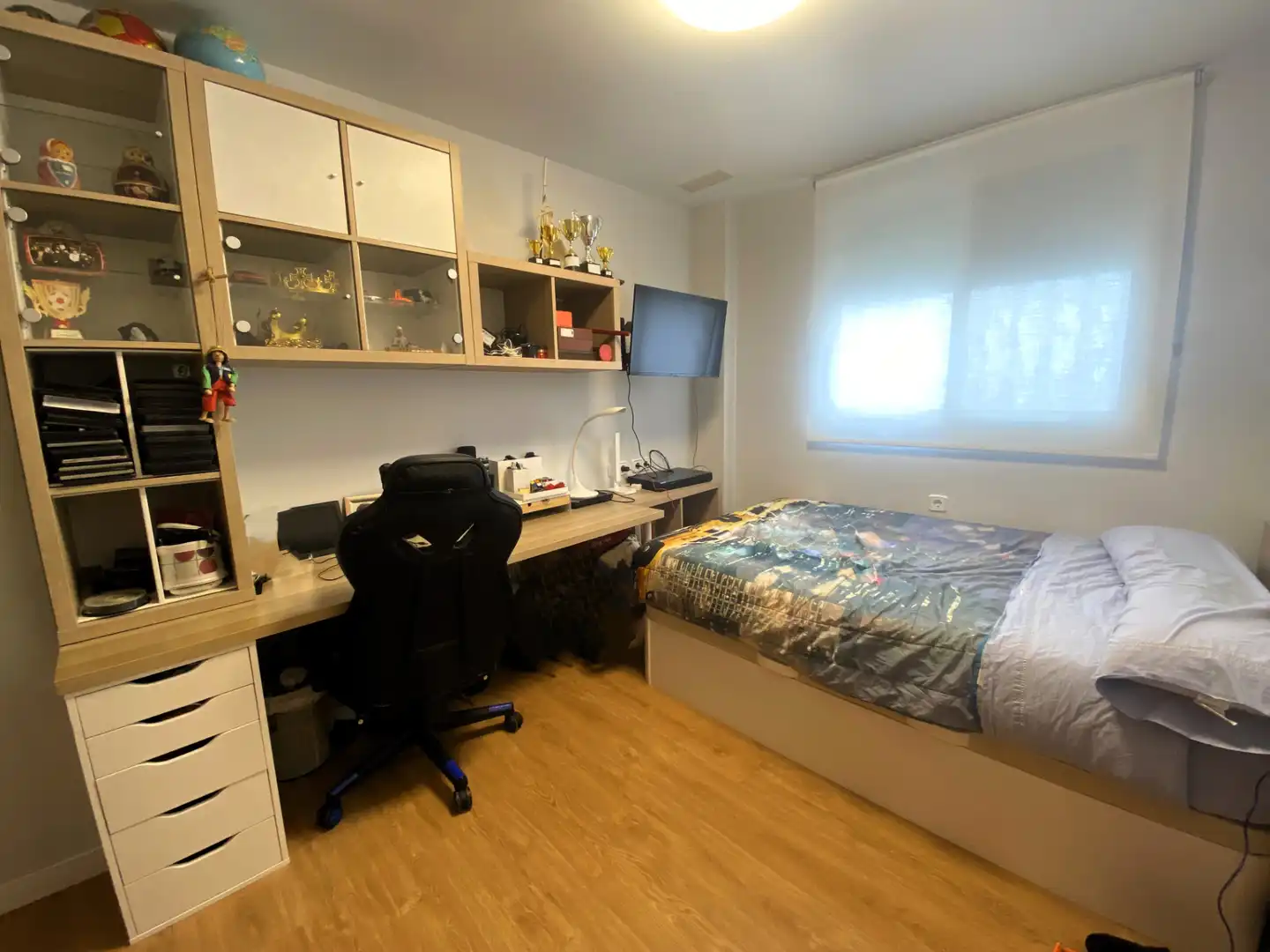 Schlafzimmer von Dachboden zum Verkauf in Valencia mit Klimaanlage, Heizung und Parkett