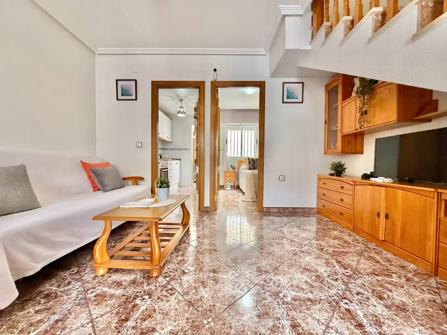 Sala de estar de Casa o chalet en venta en San Pedro del Pinatar con Jardín privado, Terraza y Trastero