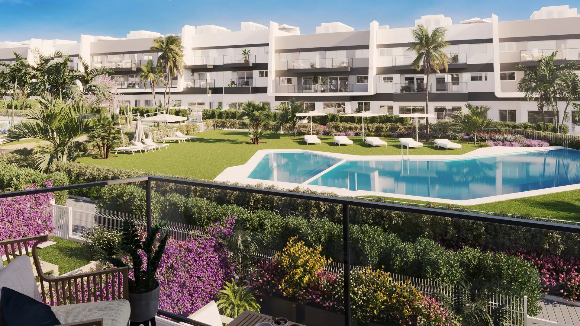 Exterior view of Apartments for sale in Alicante / Alacant  with Air Conditioner