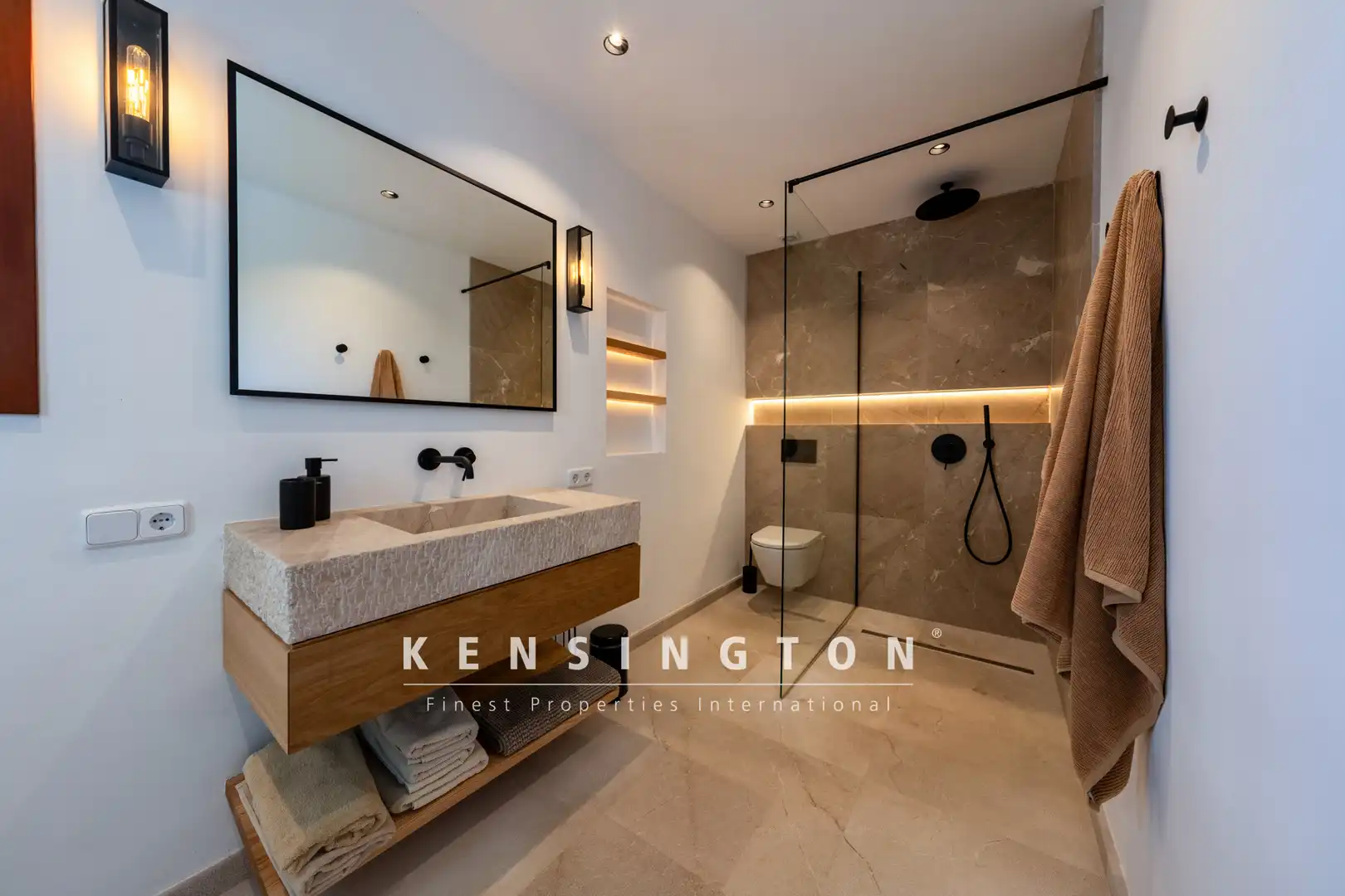 Baño de Finca rústica en venta en Capdepera con Aire acondicionado, Calefacción y Trastero