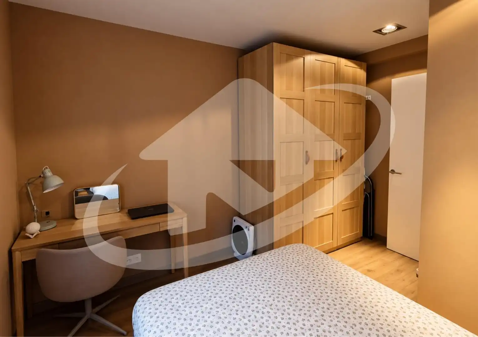 Bedroom of Flat for sale in Sabadell  with Parquet flooring