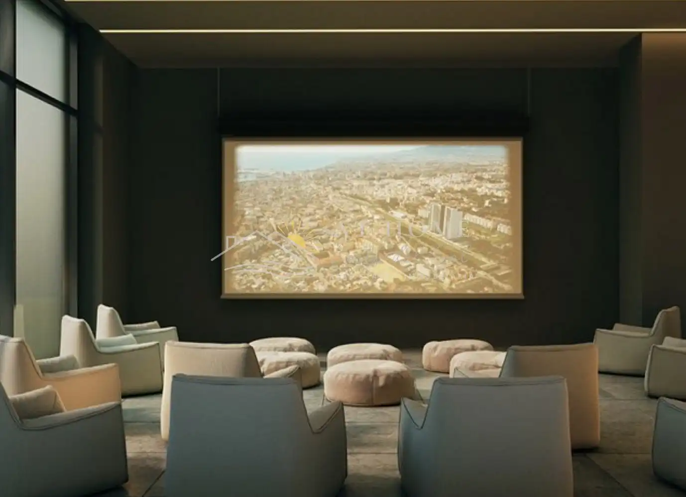Wohnzimmer von Wohnungen zur Miete in Málaga mit Terrasse, Schwimmbad und Ofen