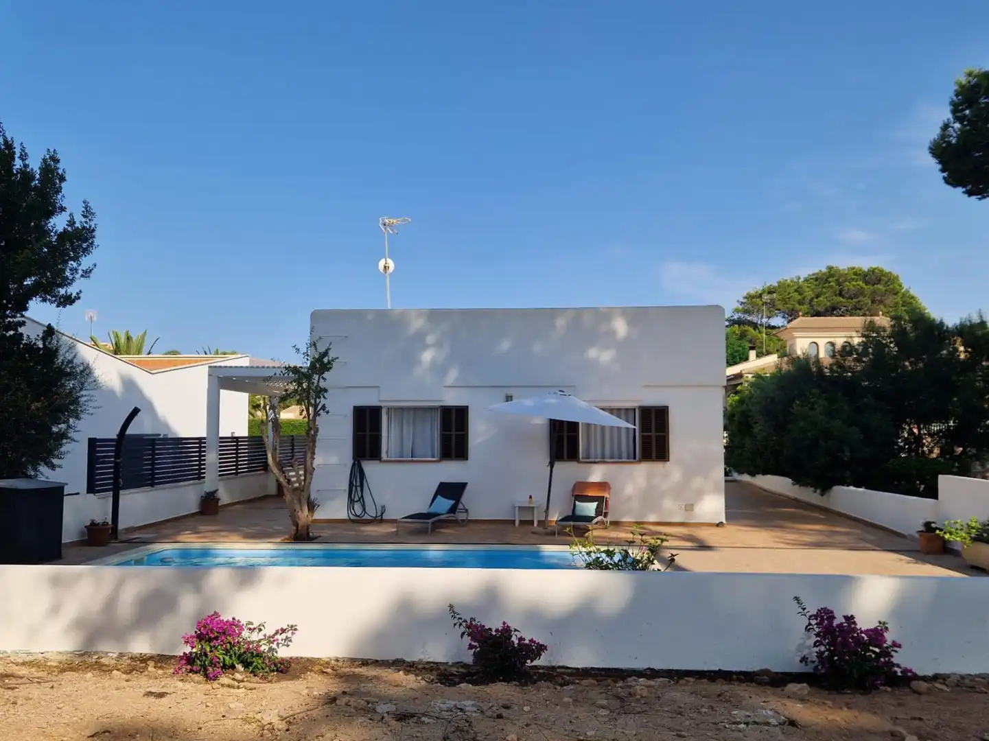 Exterior view of Houses for rent in Santa Margalida  with Air Conditioner, Heating and Furnished