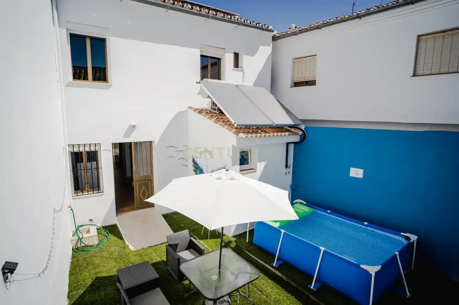 Terrassa de Casa o xalet de lloguer en Yunquera amb Aire condicionat, Jardí privat i Traster