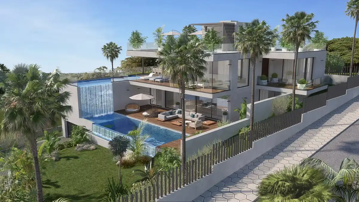 Chalet con piscina en venta en Elviria - Cabopino