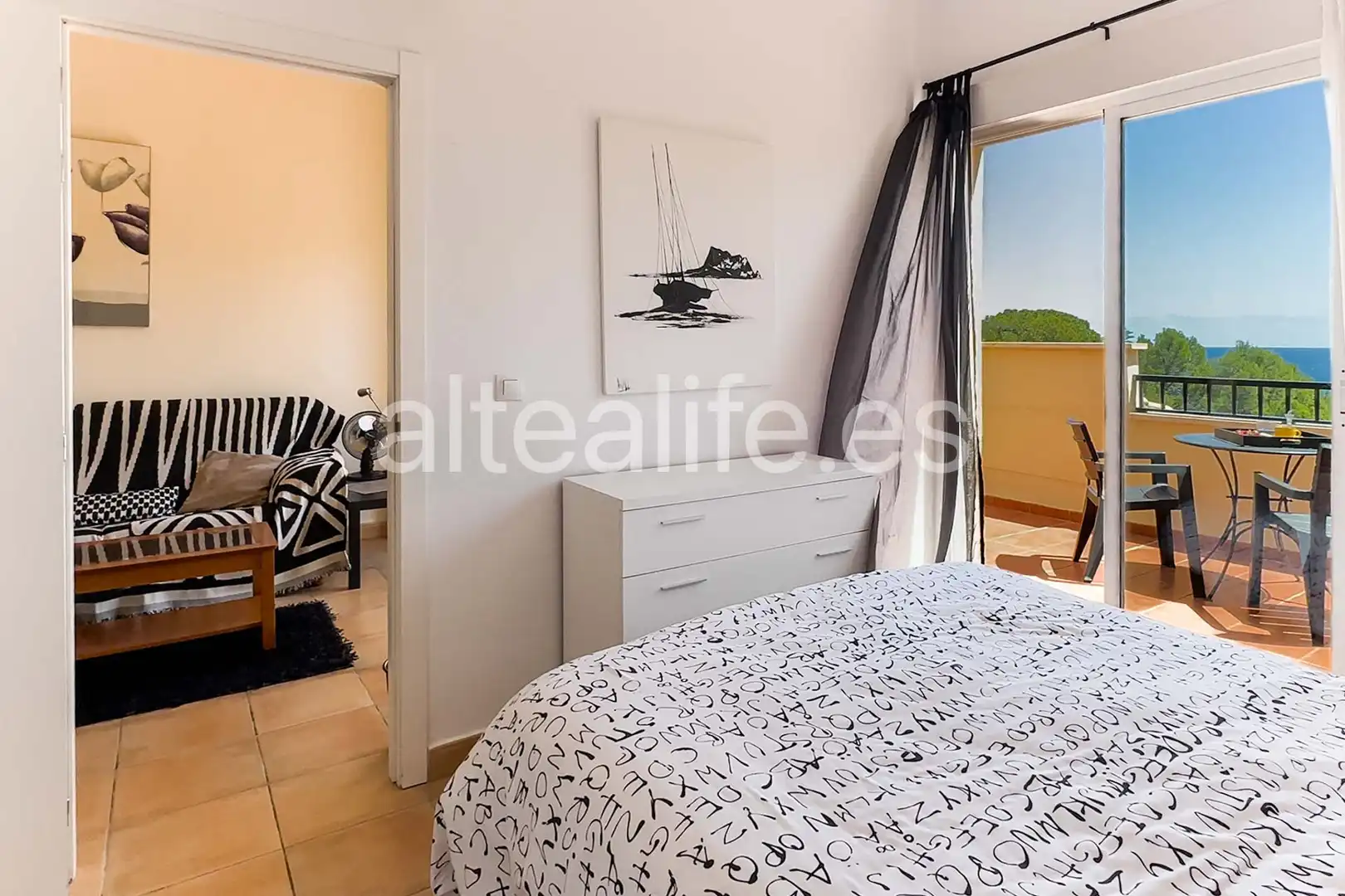 Bedroom of Apartments for sale in Altea  with Air Conditioner, Terrace and Storage room
