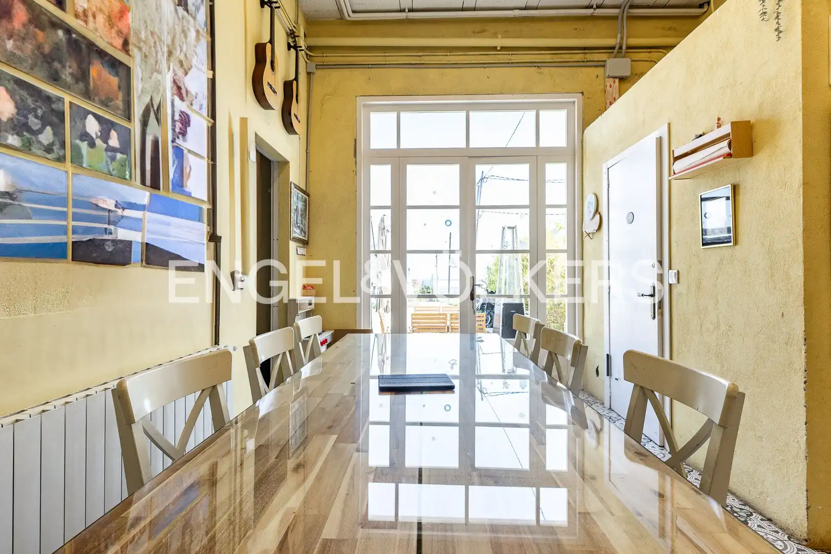 Dining room of Houses for rent in El Masnou  with Air Conditioner, Heating and Furnished
