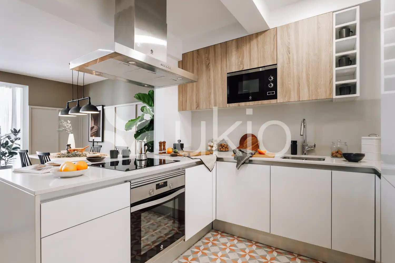 Kitchen of Apartments for rent in Barcelona  with Air Conditioner, Heating and Furnished