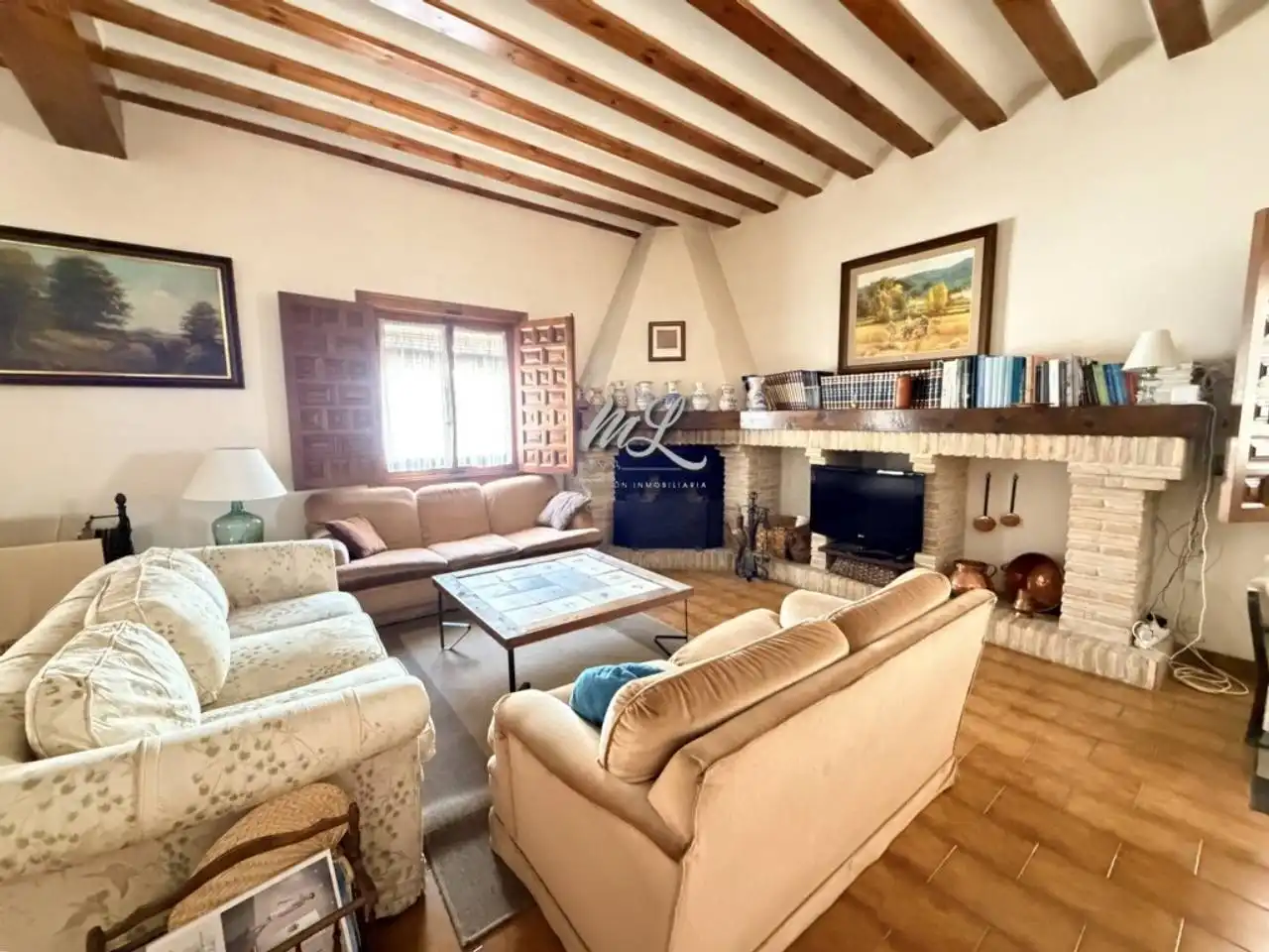 Sala de estar de Casa o chalet en venta en Olías del Rey con Calefacción, Jardín privado y Terraza