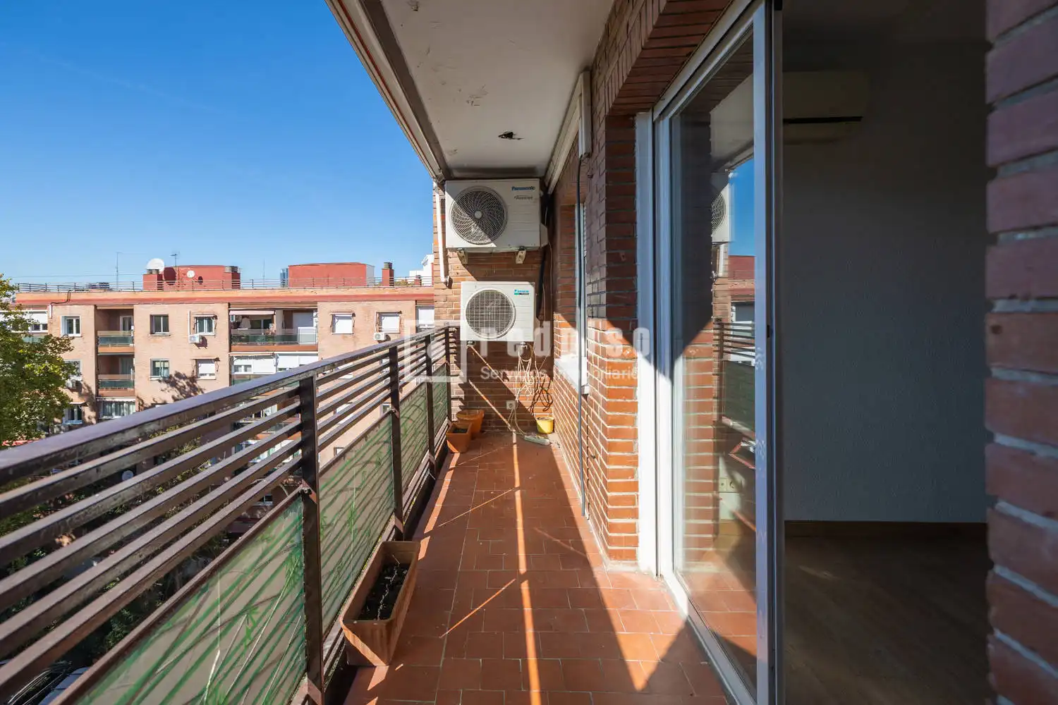 Terrasse von Wohnung zum Verkauf in Madrid mit Klimaanlage, Heizung und Privatgarten