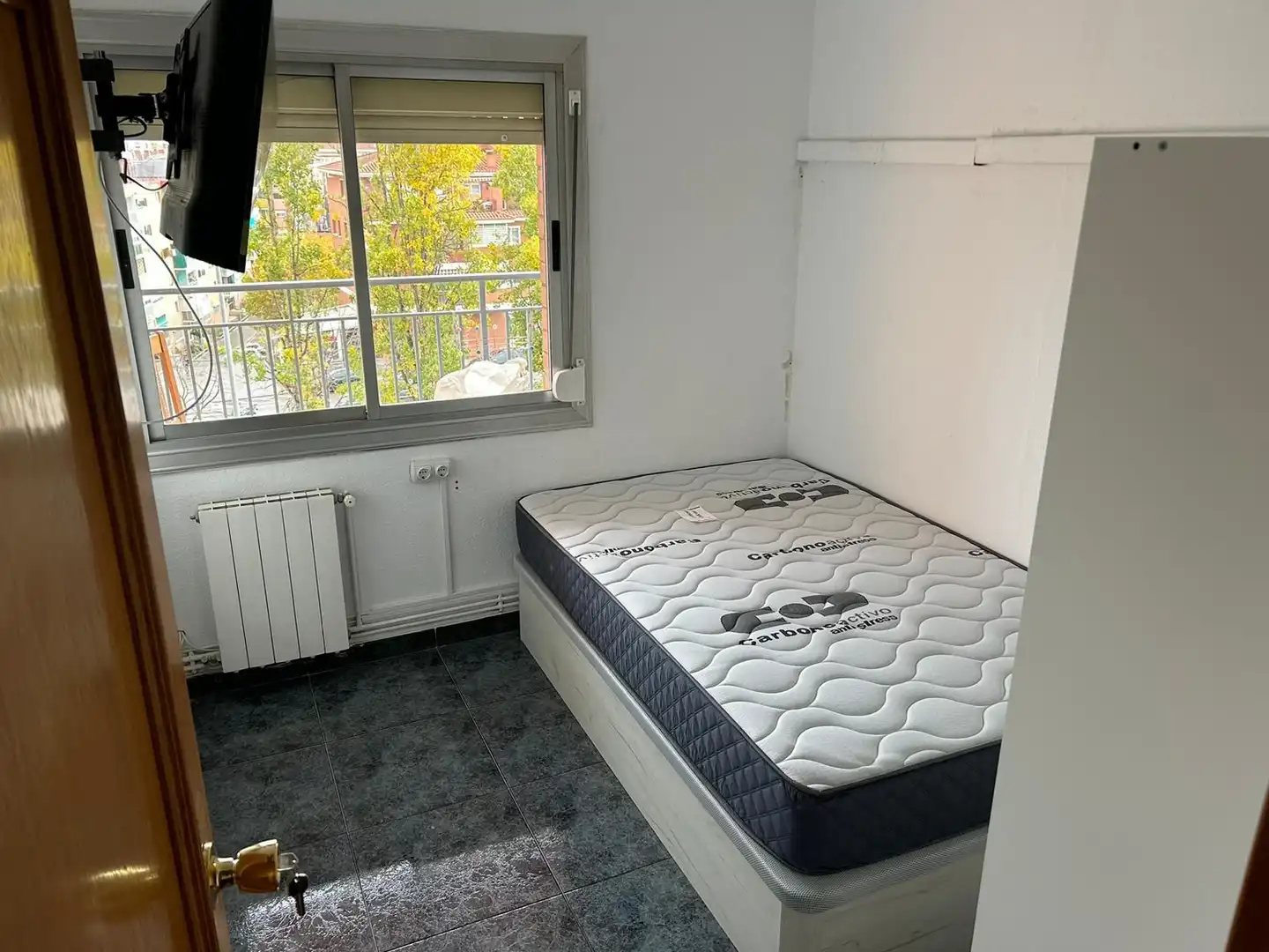 Schlafzimmer von Wohnung zum Verkauf in Santa Perpètua de Mogoda mit Heizung, Möbliert und Balkon