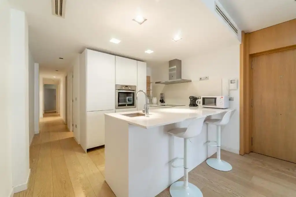 Cuina de Apartament en venda en Alicante / Alacant amb Aire condicionat, Calefacció i Parquet
