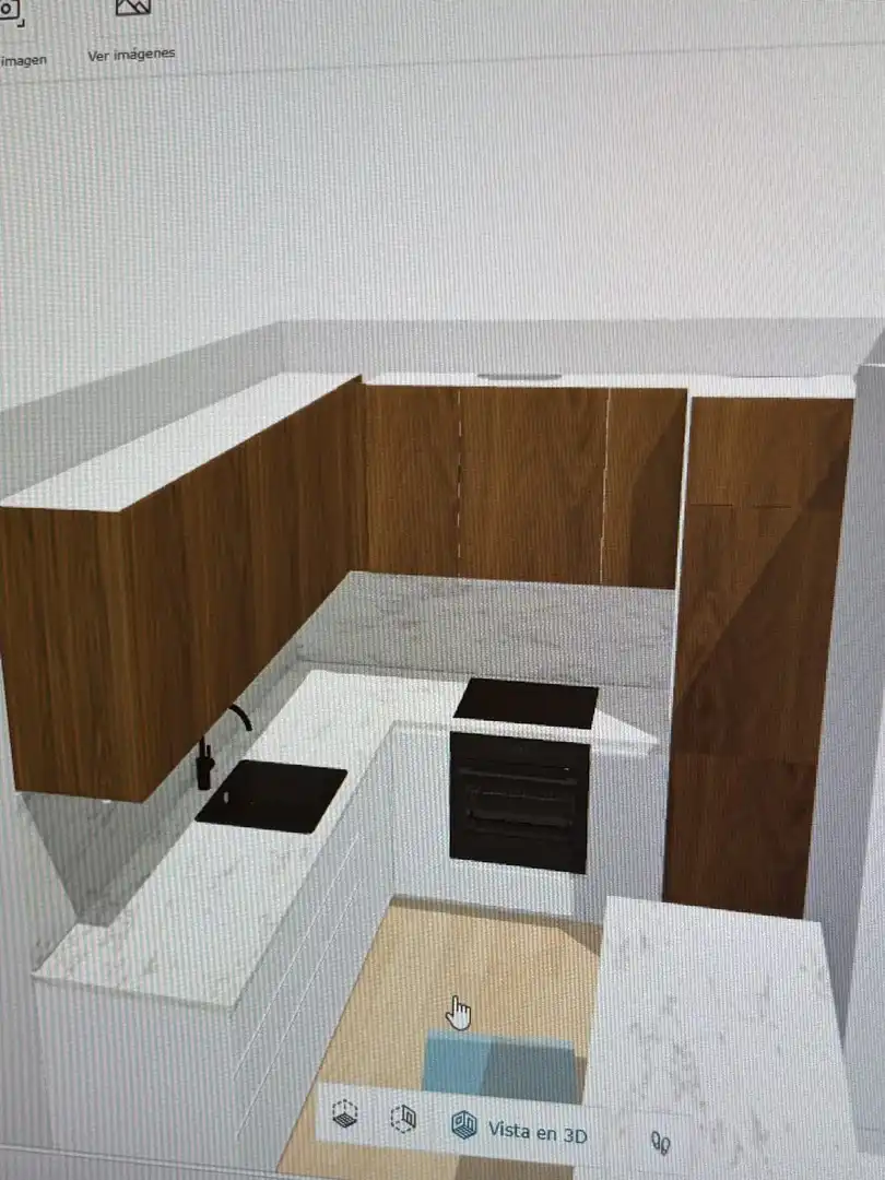 Cocina de Apartamento en venta en Fuengirola con Aire acondicionado, Calefacción y Terraza