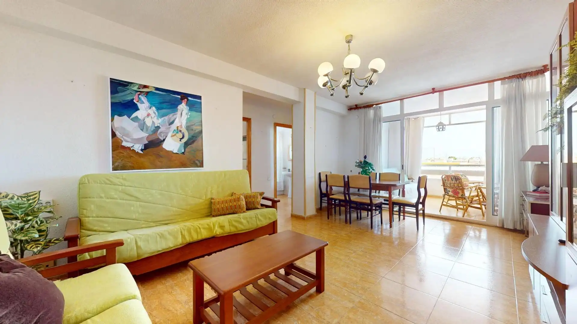 Sala de estar de Apartamento en venta en San Pedro del Pinatar con Amueblado y Balcón