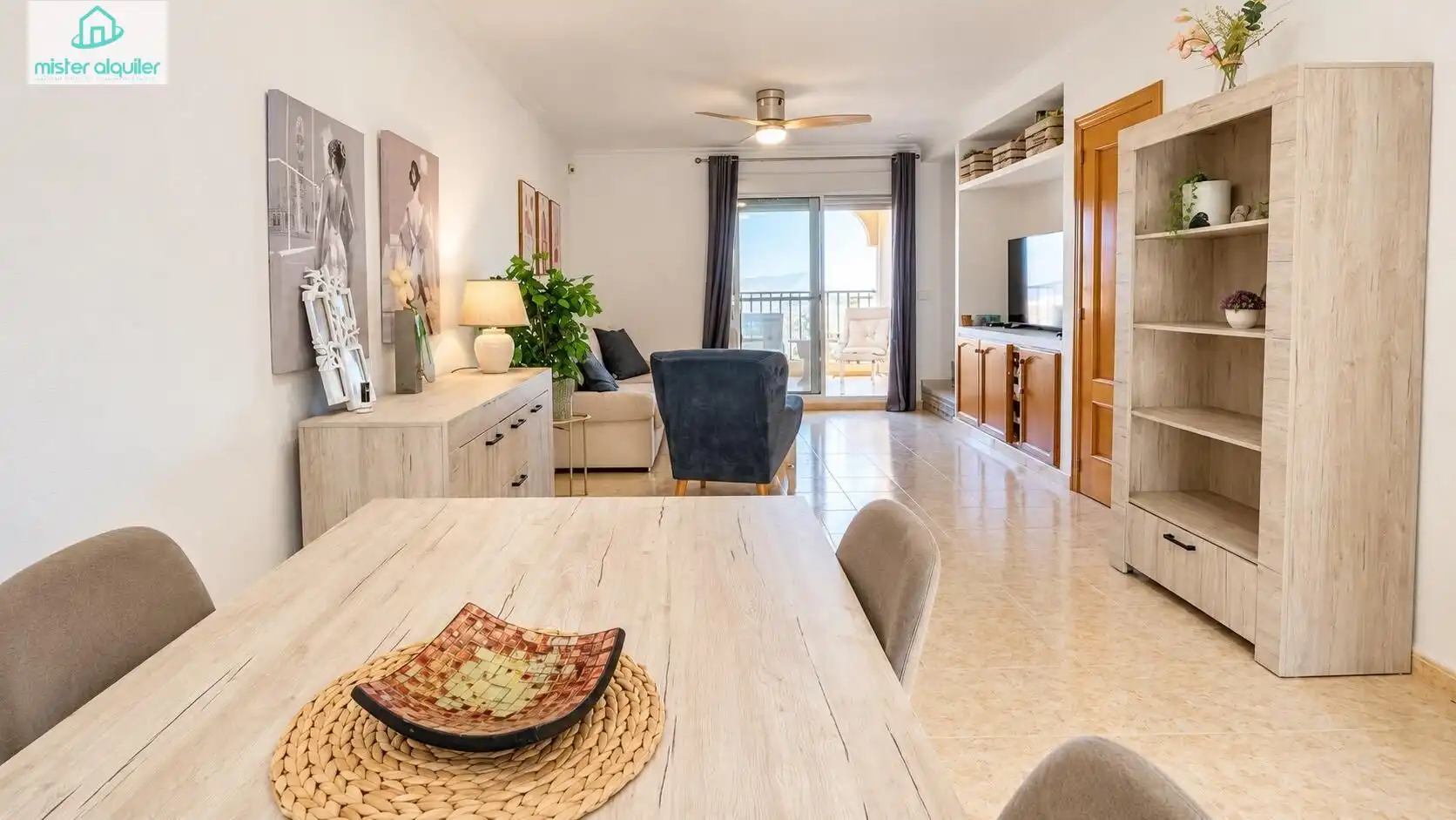 Dining room of Houses for rent in Busot  with Air Conditioner, Heating and Private garden