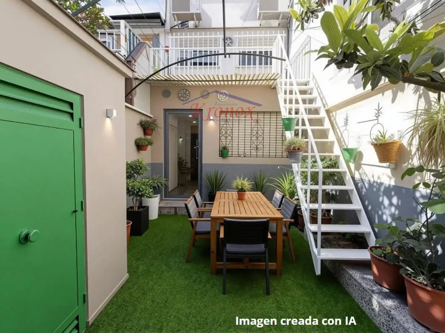 Terrassa de Casa o xalet en venda en Madrid amb Aire condicionat, Calefacció i Jardí privat