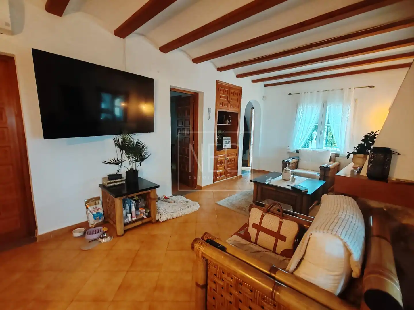 Living room of Houses for sale in Dénia  with Air Conditioner, Private garden and Terrace