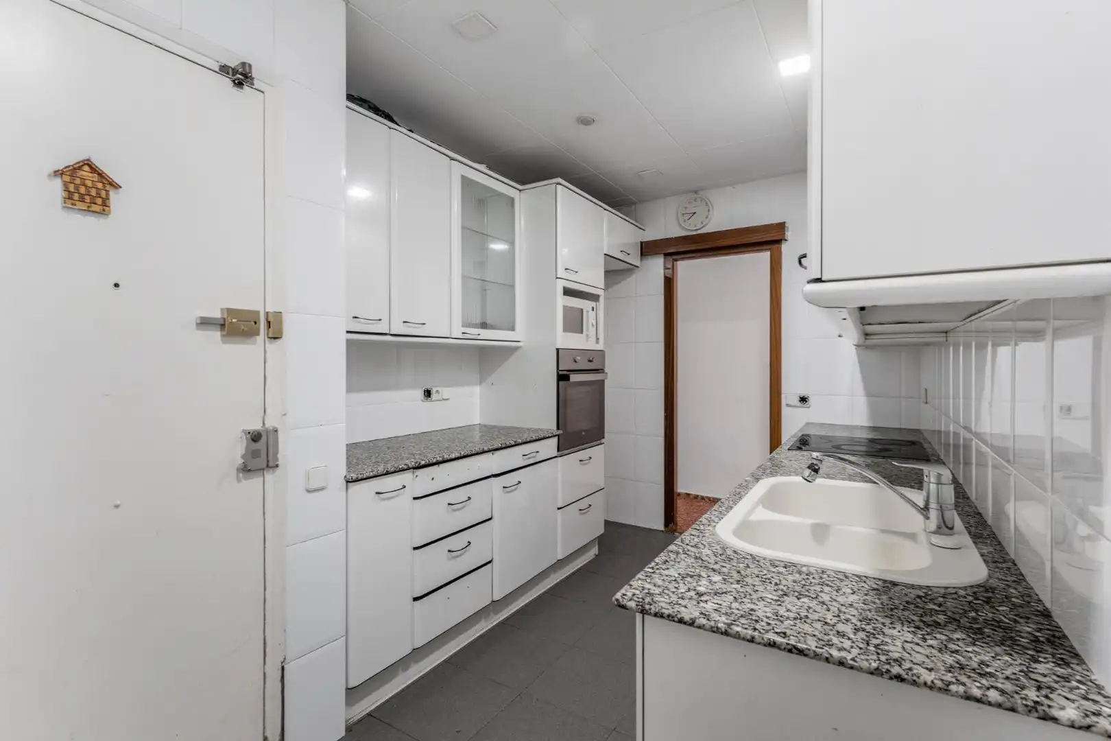 Kitchen of Flat for sale in Barcelona  with Heating, Terrace and Balcony