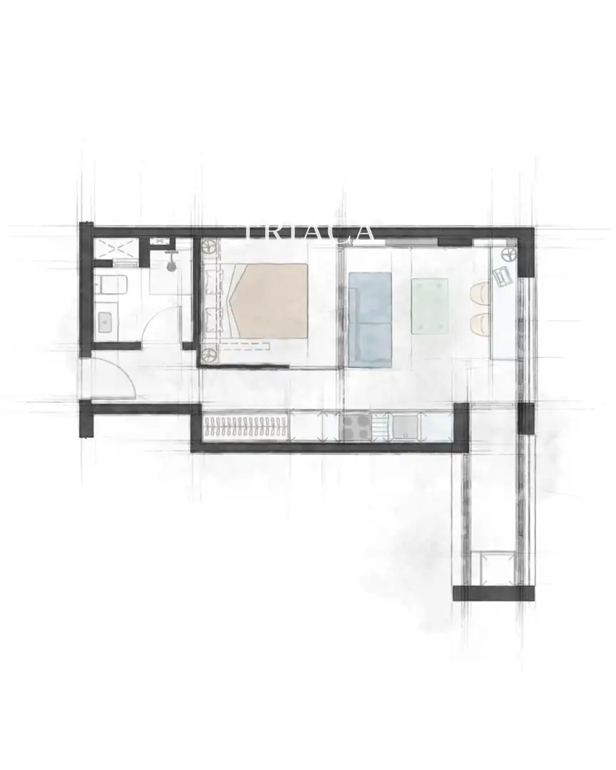 Habitación de Piso de alquiler en Madrid con Aire acondicionado, Terraza y Amueblado