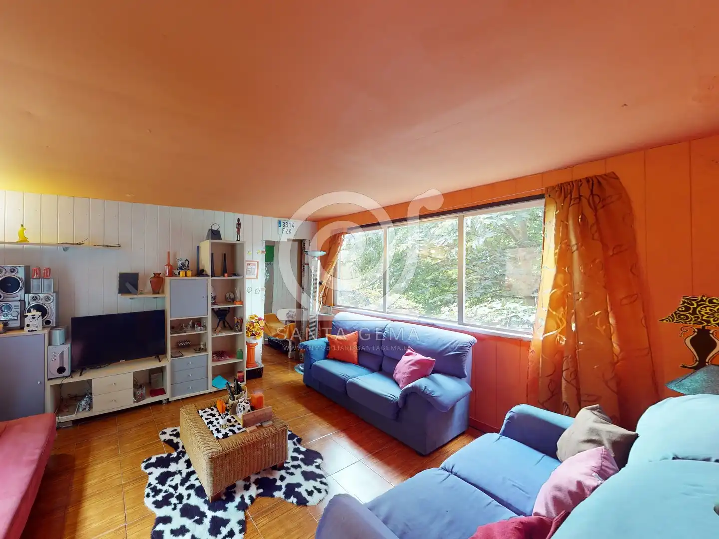 Sala d'estar de Casa o xalet en venda en Oza dos Ríos amb Jardí privat