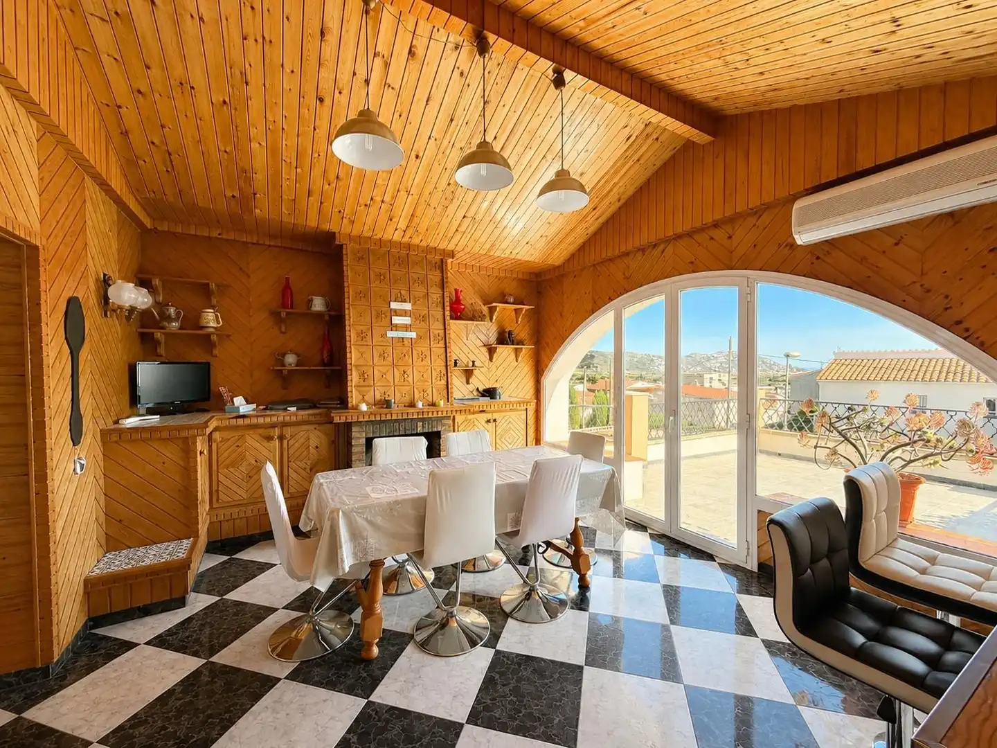 Comedor de Casa o chalet en venta en Roses con Aire acondicionado, Calefacción y Terraza