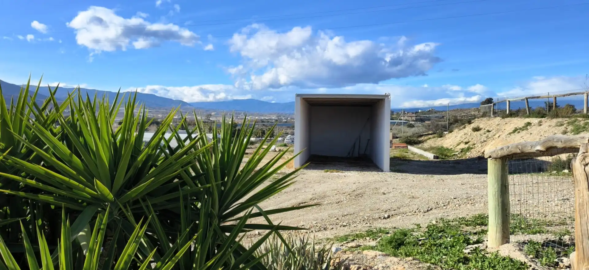 Vista exterior de Casa o xalet en venda en Pechina amb Aire condicionat, Jardí privat i Terrassa