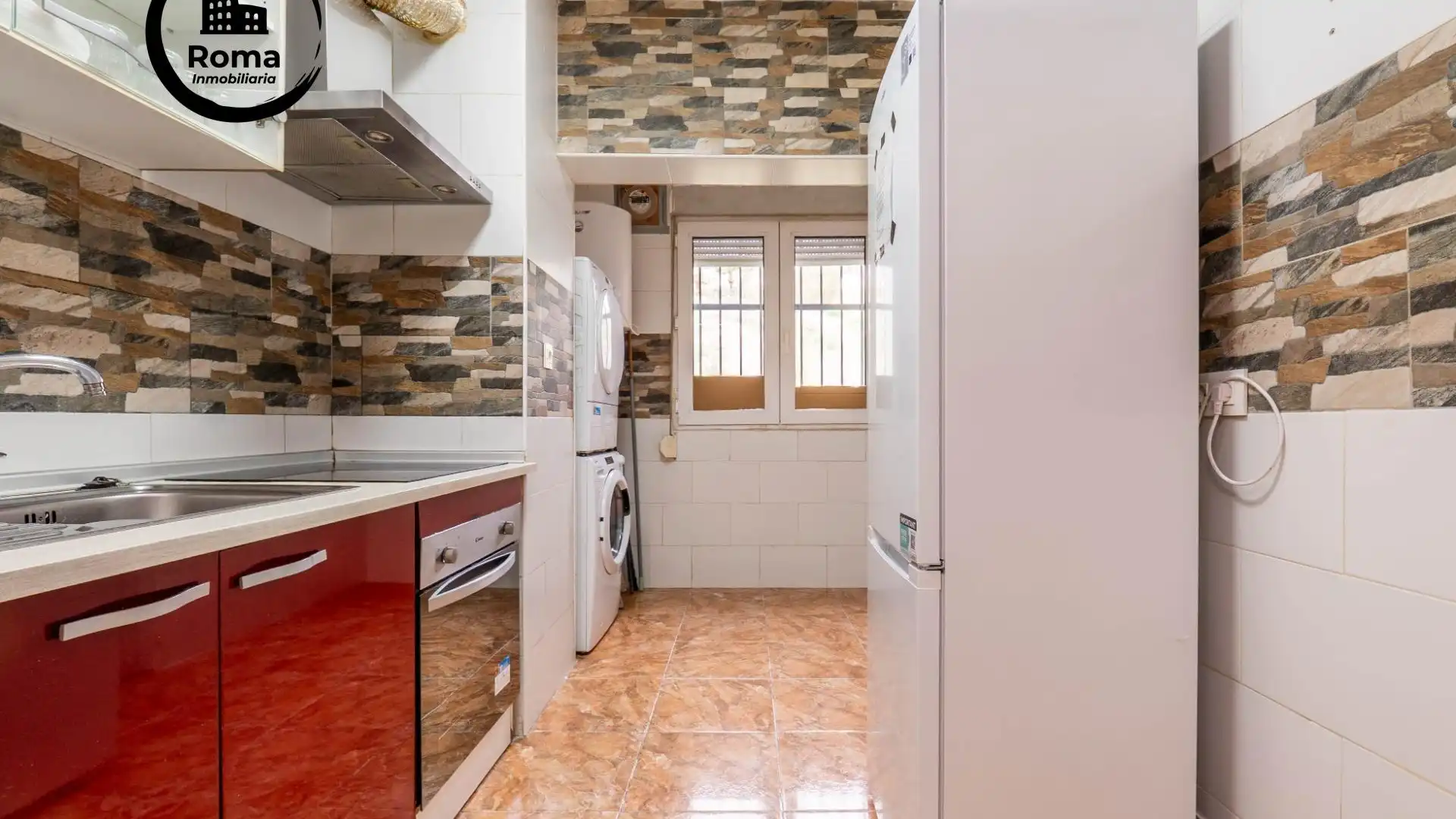 Kitchen of Flat for sale in  Granada Capital  with Furnished