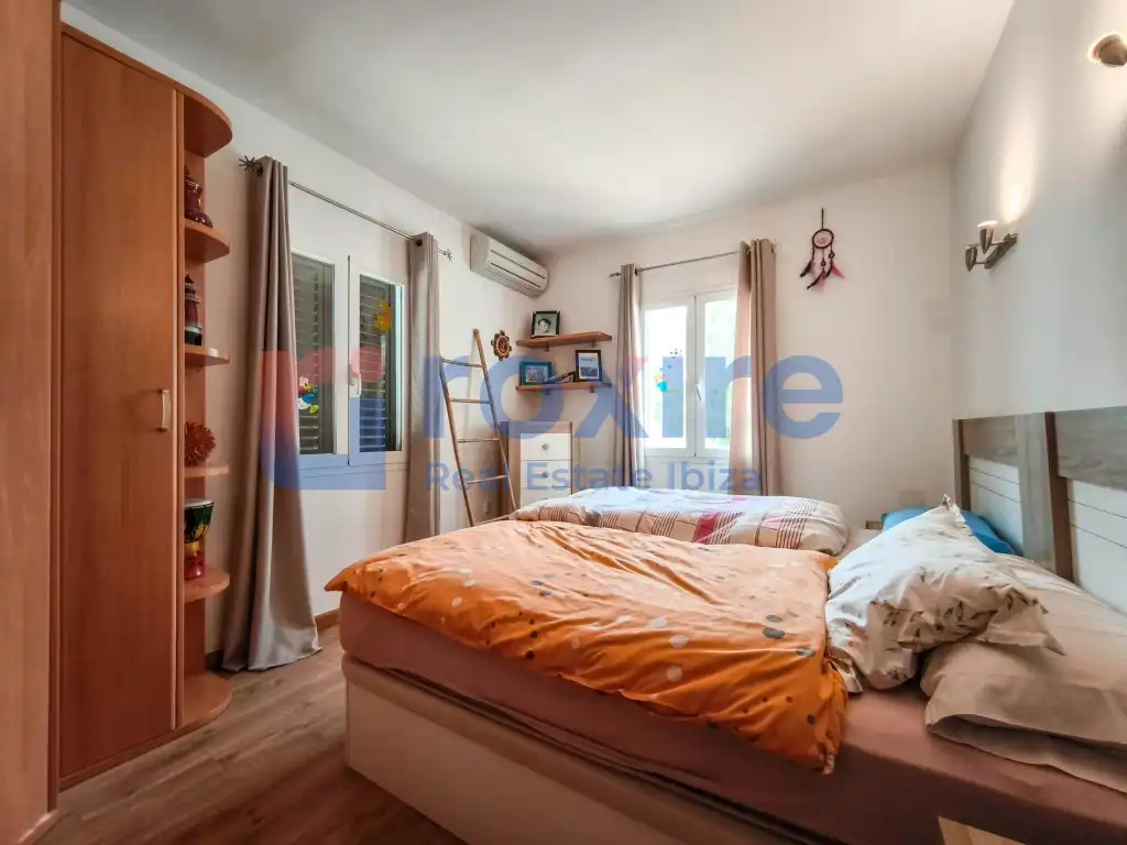 Bedroom of Houses for rent in Sant Antoni de Portmany  with Air Conditioner, Private garden and Terrace