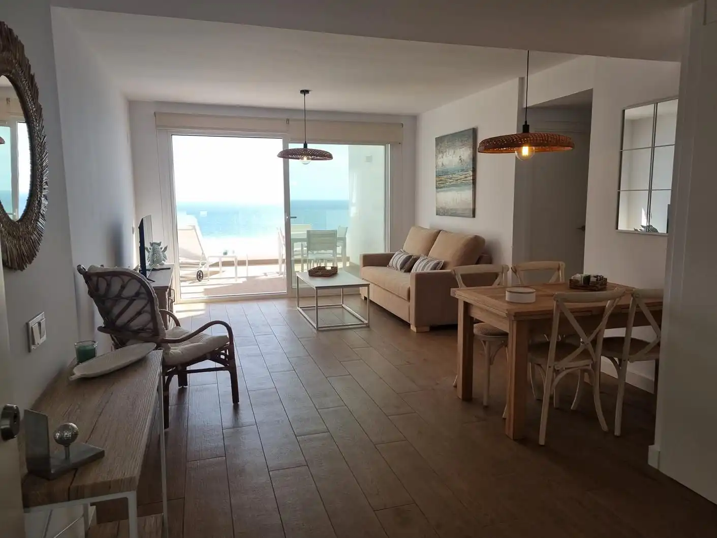 Sala de estar de Apartamento en venta en Torrox con Aire acondicionado, Calefacción y Terraza