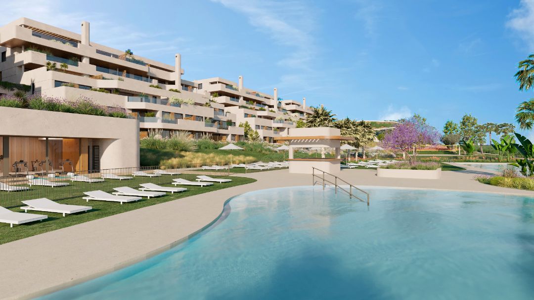 Exterior view of Flat for sale in La Alcaidesa  with Air Conditioner, Heating and Private garden