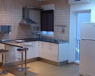 Kitchen of Flat to rent in  Valencia Capital  with Air Conditioner and Balcony