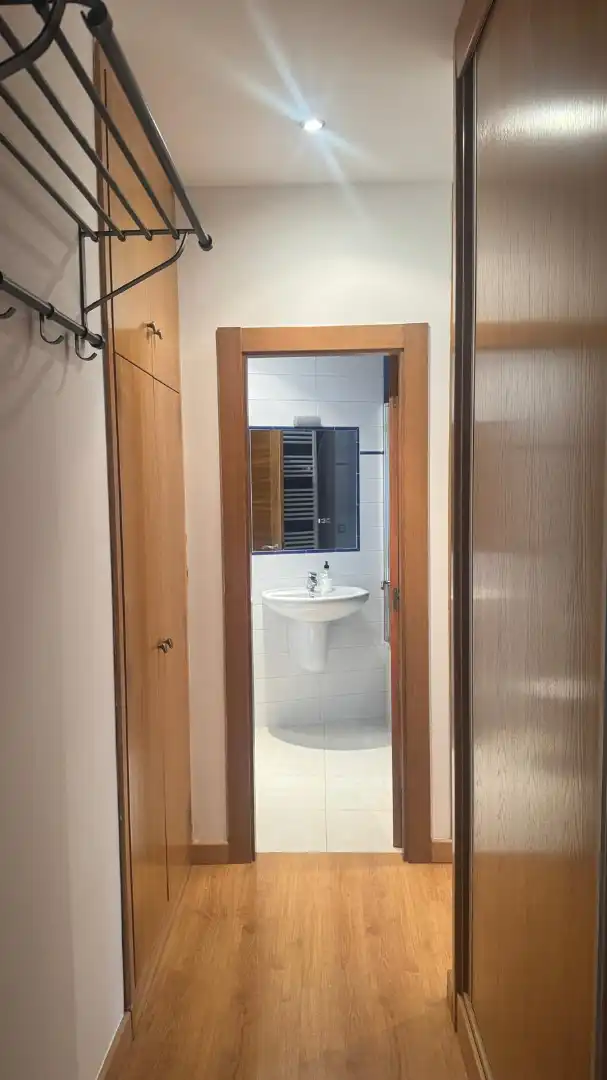 Bathroom of Flat for rent in Santander  with Heating, Parquet flooring and Furnished
