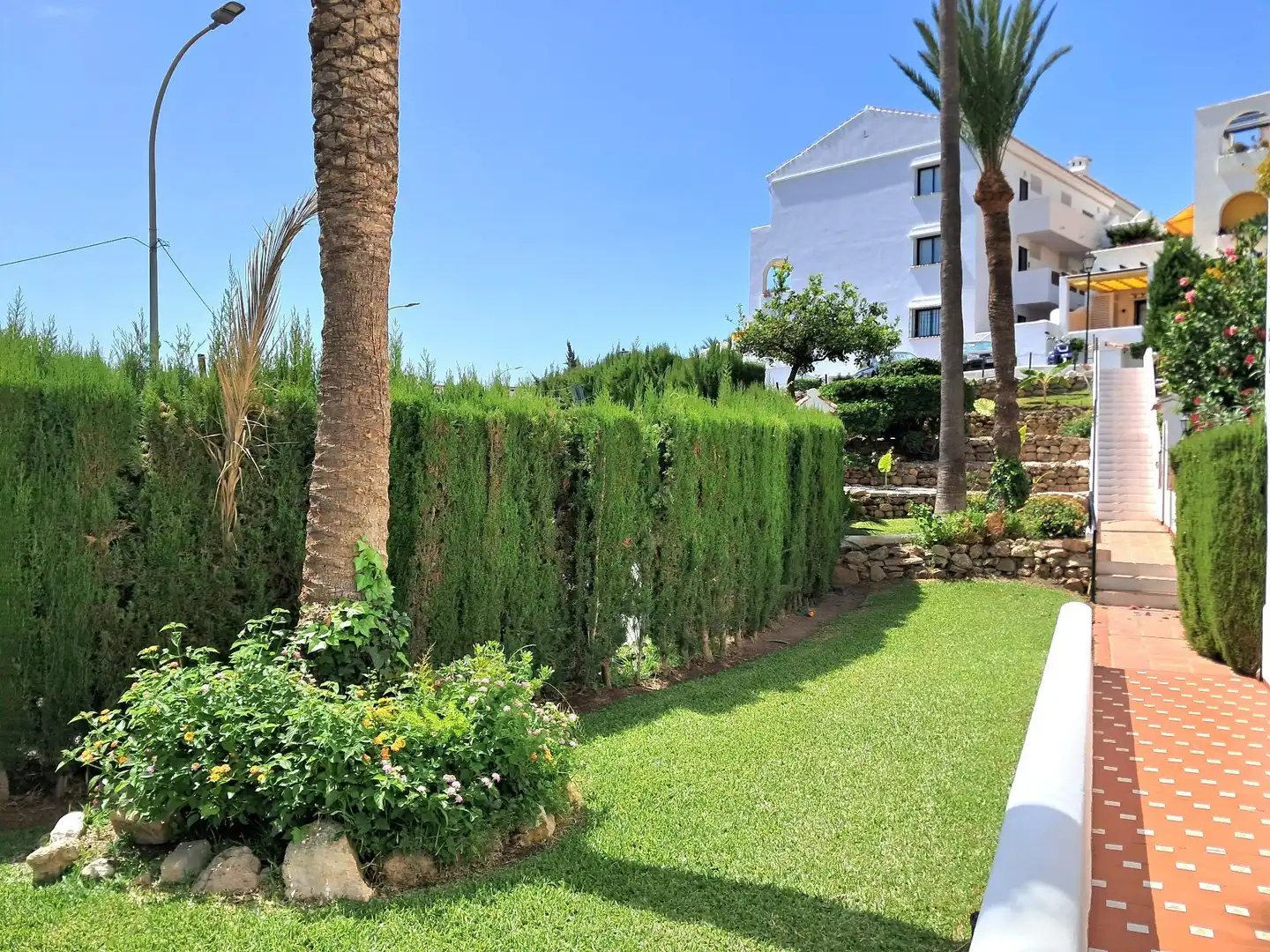 Jardí de Apartament en venda en Benalmádena amb Terrassa i Piscina comunitària