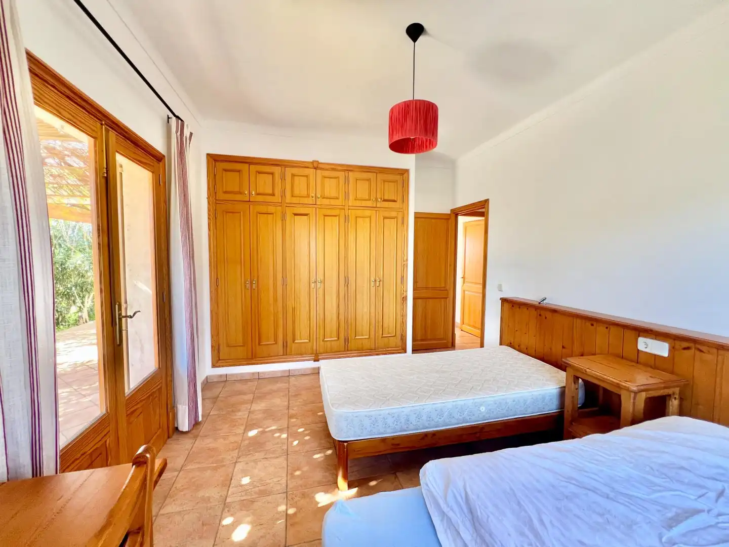 Habitación de Finca rústica de alquiler en Campos con Aire acondicionado, Calefacción y Jardín privado