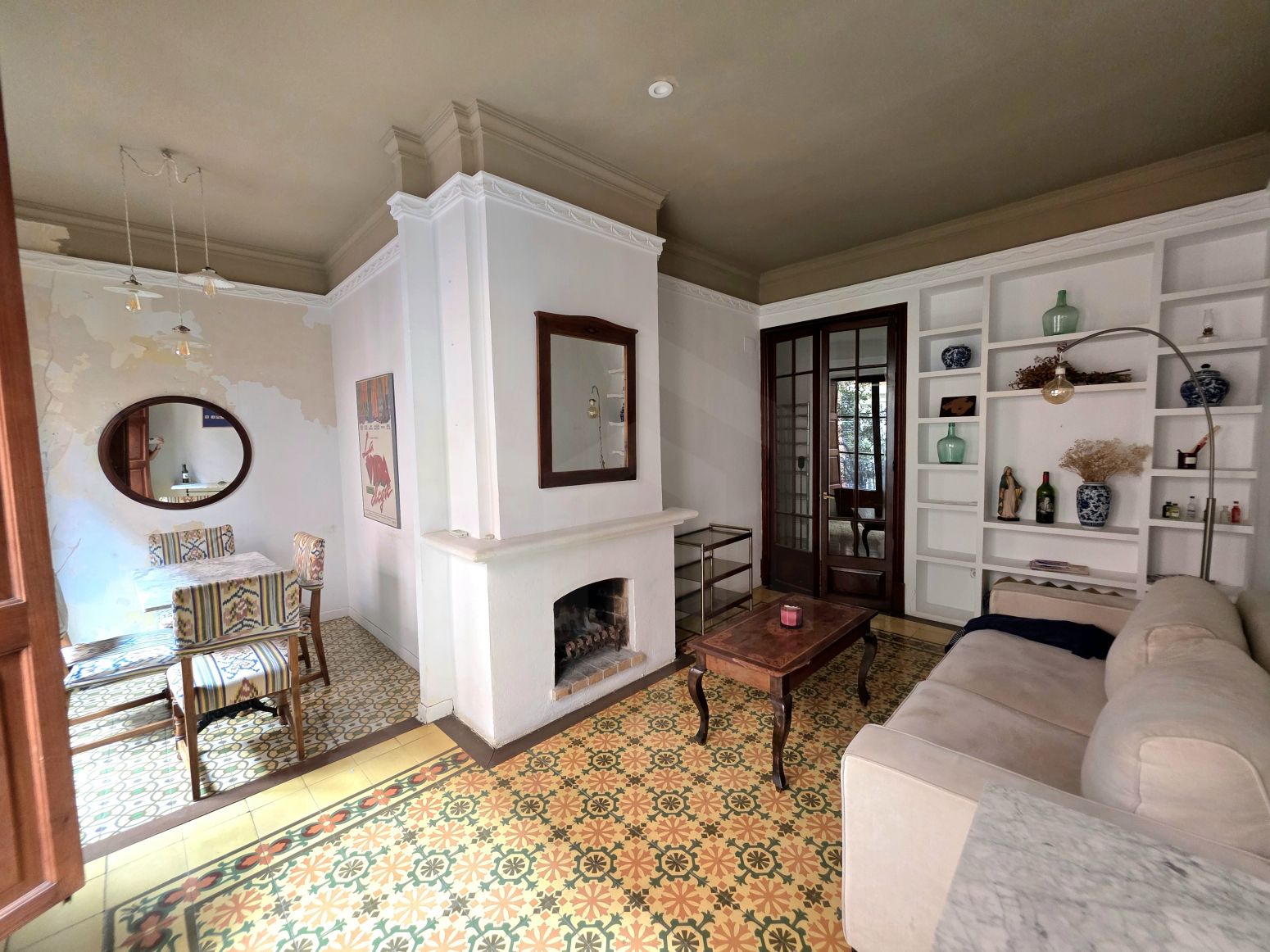 Living room of Flat for sale in  Palma de Mallorca  with Air Conditioner, Heating and Balcony