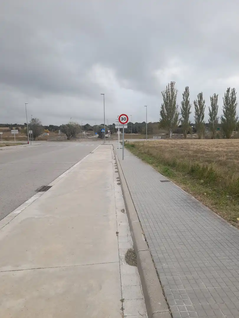 Parking of Industrial land for rent in La Garriga