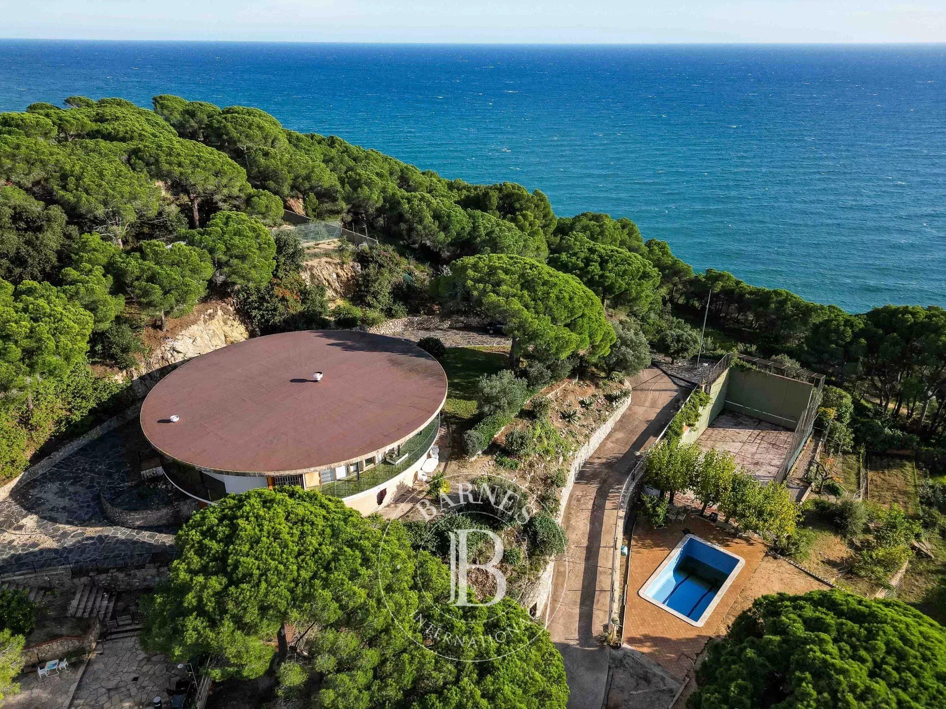 Exterior view of House or chalet for sale in Sant Pol de Mar  with Heating, Private garden and Swimming Pool