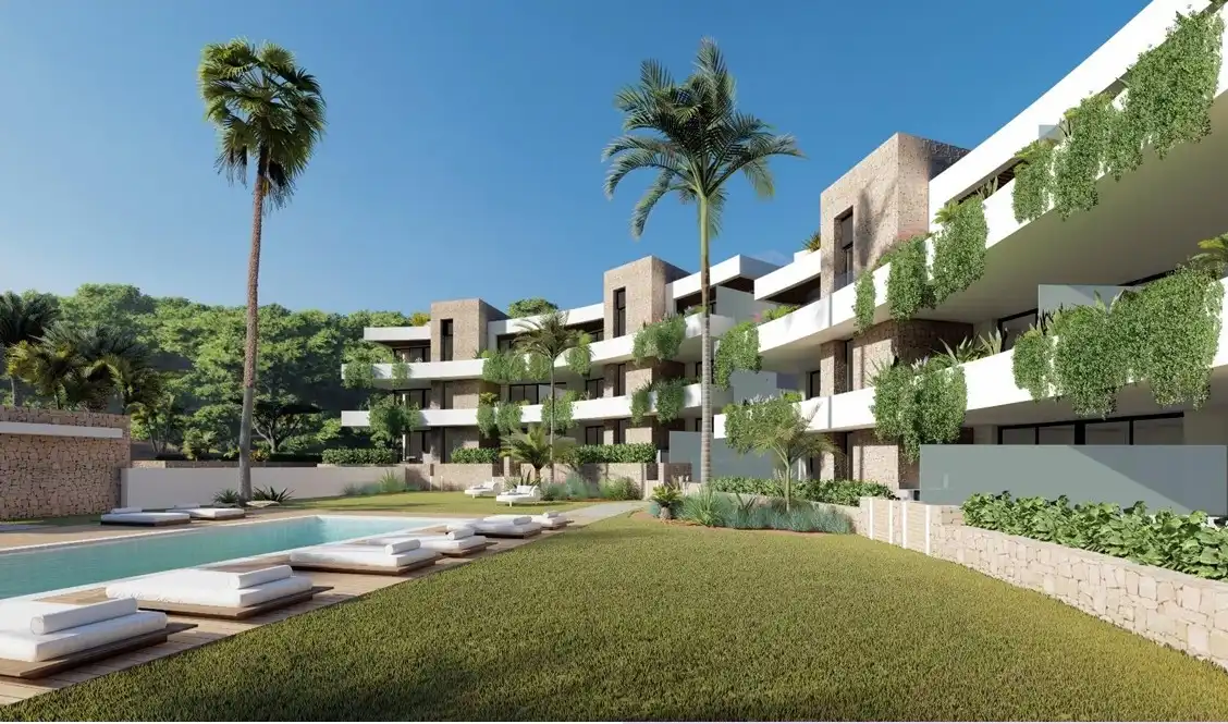 Vista exterior de Pis en venda en Cartagena amb Aire condicionat, Calefacció i Jardí privat