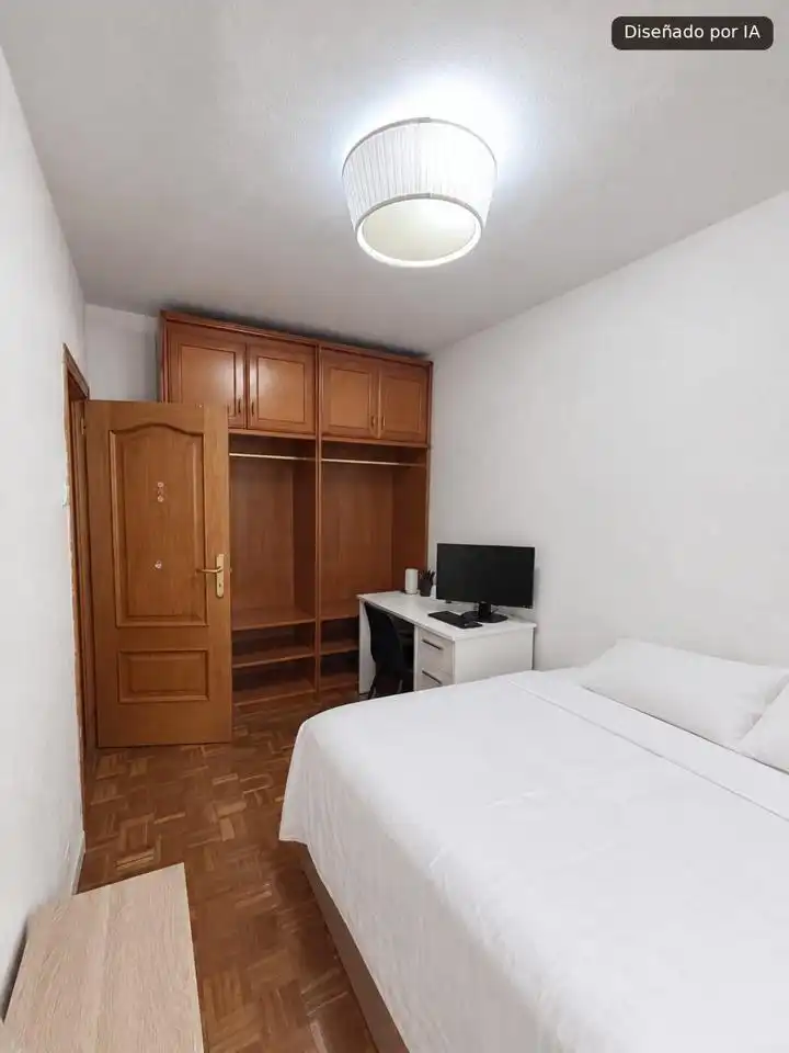 Schlafzimmer von Wohnung zum Verkauf in Madrid mit Klimaanlage, Heizung und Parkett