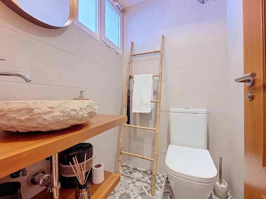 Bathroom of Flat for rent in Altea  with Air Conditioner, Heating and Private garden