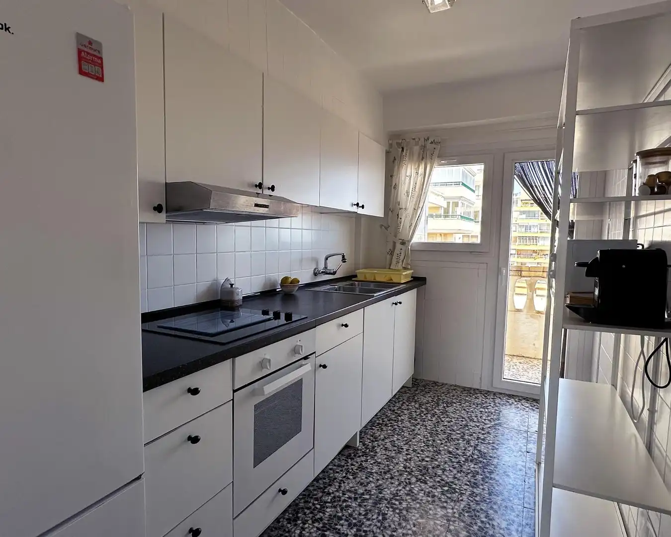 Cocina de Apartamento en venta en Tavernes de la Valldigna con Terraza y Amueblado