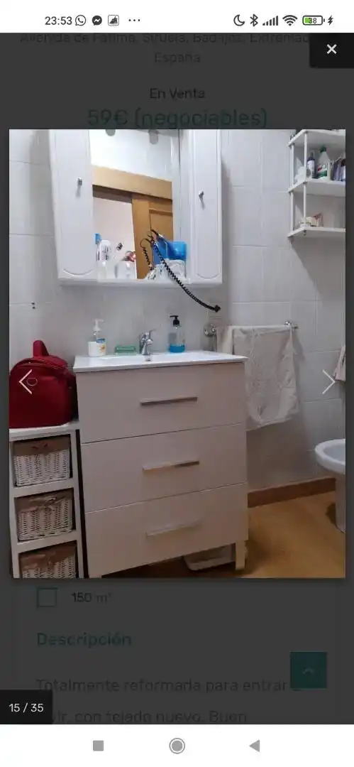 Bany de Pis en venda en Siruela, Badajoz