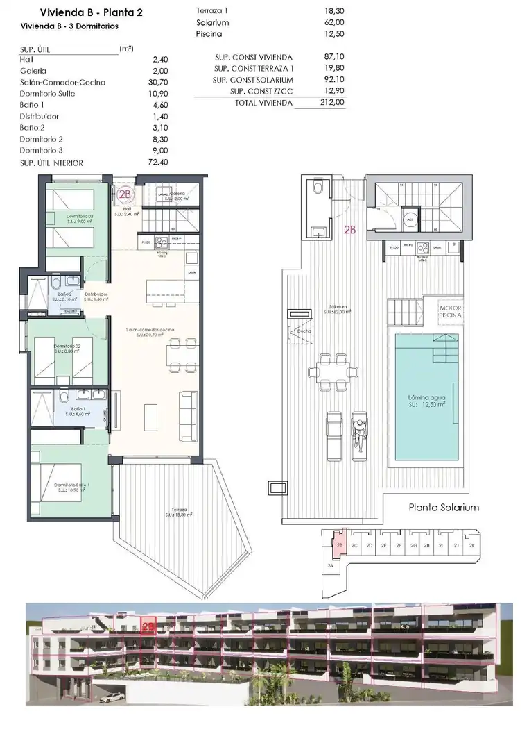 Attique avec piscine à vendre à Benijófar, imagen 33