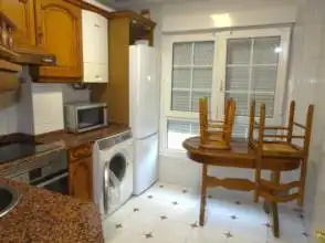 Kitchen of Flat for rent in Gijón   with Heating, Parquet flooring and Furnished
