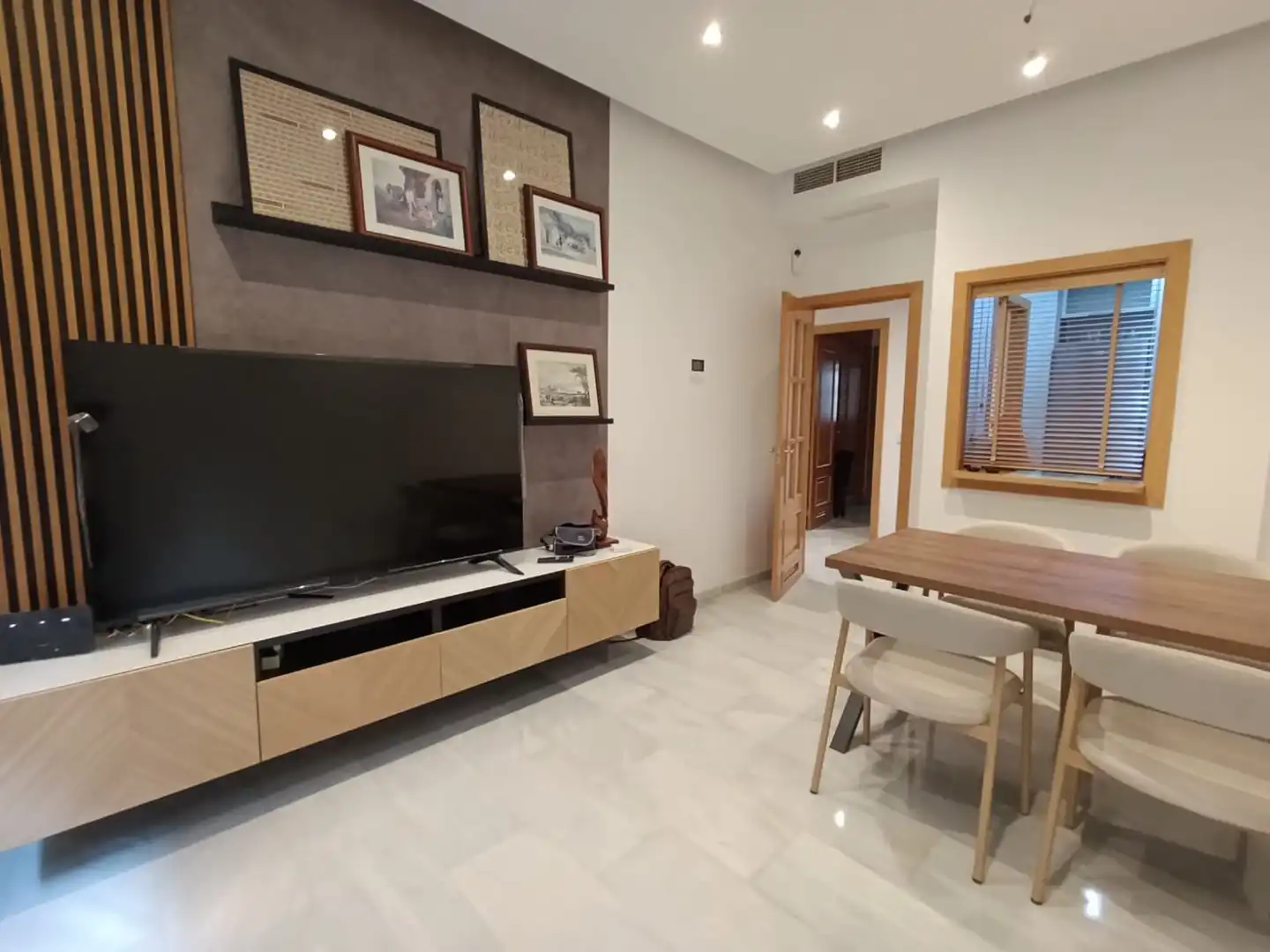 Sala de estar de Piso de alquiler en Málaga con Aire acondicionado y Amueblado