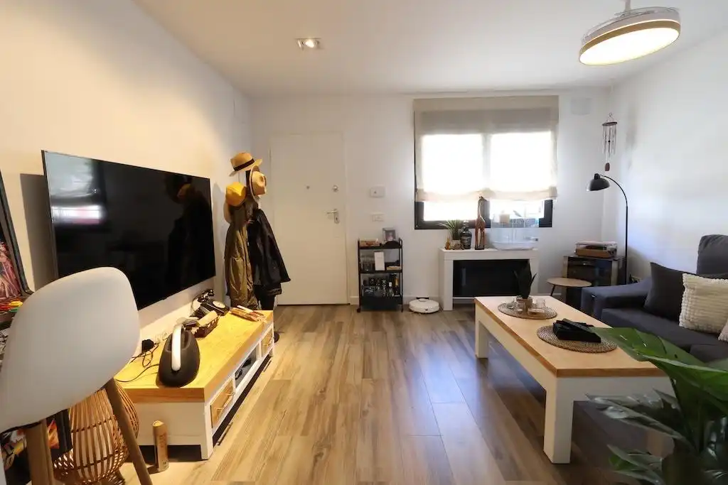 Wohnzimmer von Einfamilien-Reihenhaus zur Miete in Pilar de la Horadada mit Klimaanlage, Heizung und Möbliert
