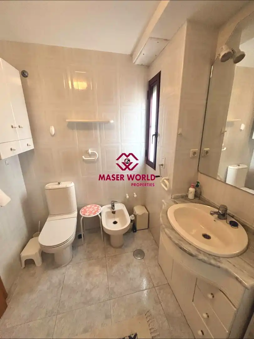 Bany de Apartament en venda en San Javier amb Aire condicionat, Calefacció i Jardí privat